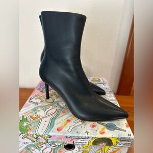 Jeffrey Campbell Women’s Black Pointed Toe Stiletto Boot